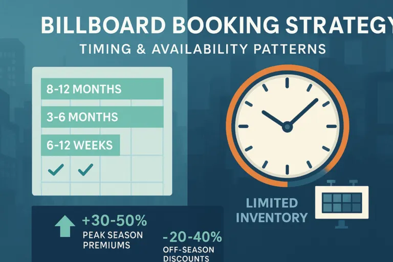 Billboard Booking Strategies: Timing and Availability Patterns