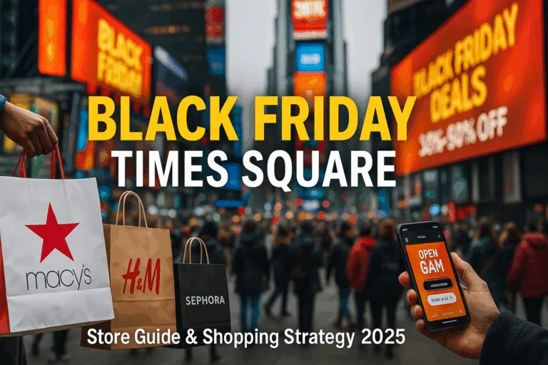 Black Friday Shopping in Times Square: Store Guide and Tips