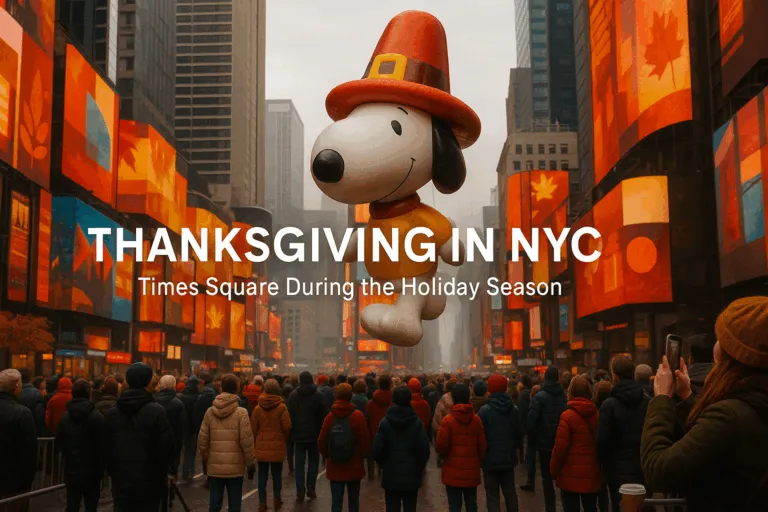 Thanksgiving in NYC: Times Square During the Holiday Season